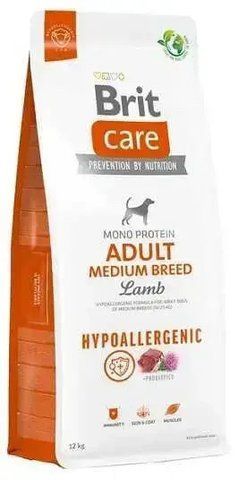 Brit Care Adult Medium Breed Lamb & Rice Корм для собак средних пород с ягненком и рисом 12 кг 99 фото