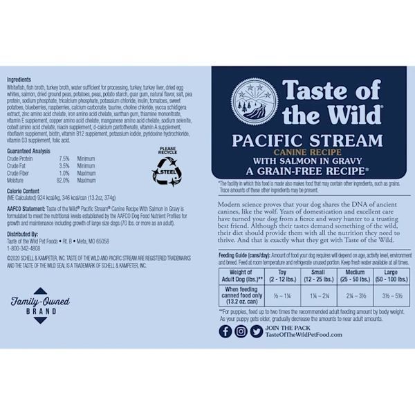 Taste of the Wild Pacific Stream Canine 12,2 кг 9 фото