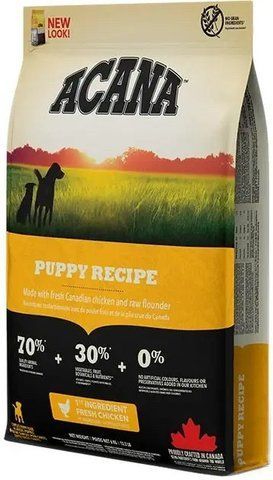 Сухий корм для собак ACANA Puppy Recipe для цуценят всіх порід 17 кг 7421 фото