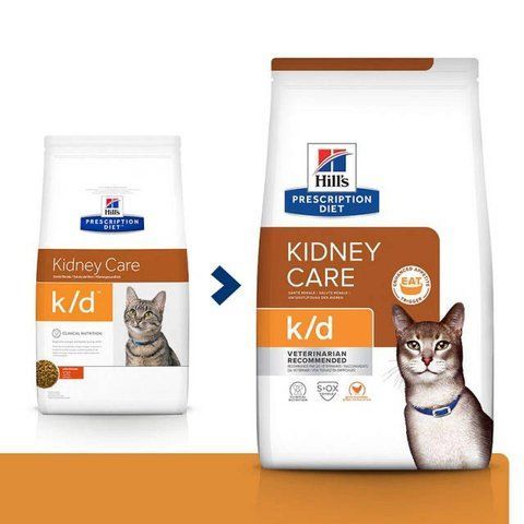 Hills Prescription Diet Feline k/d Chicken (Хіллс ПД Філайн до/д Курка) для котів для нирок і серця 3466 фото