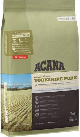 Сухой корм холистик для собак ACANA SINGLES Yorkshire Pork 11,4 кг 9764 фото