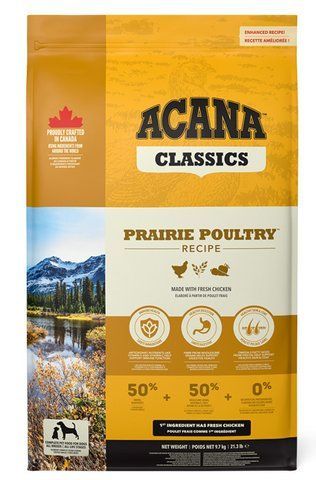 ACANA Prairie Poultry Recipe 14.5 kg корм с курицей и индейкой для собак всех пород на всех стадиях жизни 120 фото