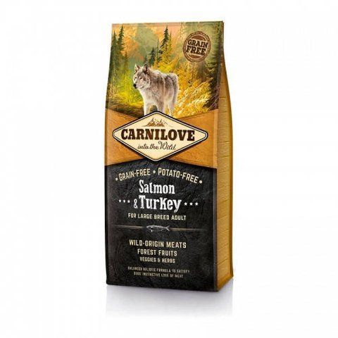 Сухой Корм для Собак Великих Пород Carnilove (Карнилав) Holistic (Холистик) с лососем и индейкой 12 кг 3217 фото