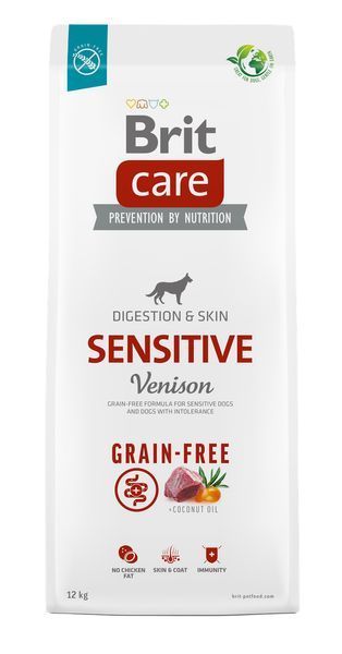 Brit Care Sensitive Venison & Potato 12 кг - гіпоалергенний корм для собак з олениною 99 фото