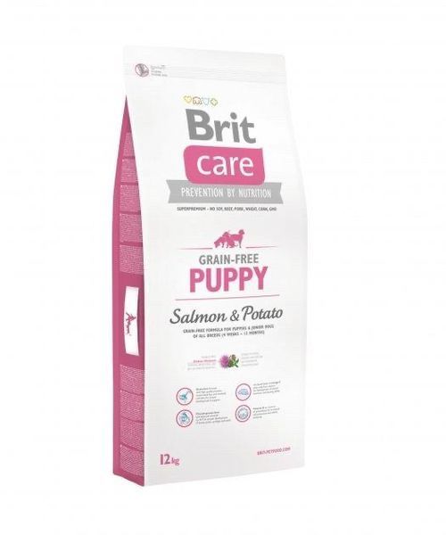 Brit Care Grain-free Puppy Salmon 12 кг для щенков всех пород с лососем 102 фото