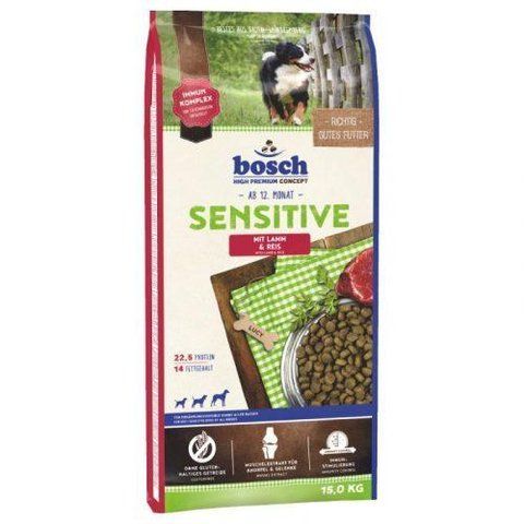 Сухий корм для собак BOSCH Sensitive Lamb & Rice 15 кг 83 фото